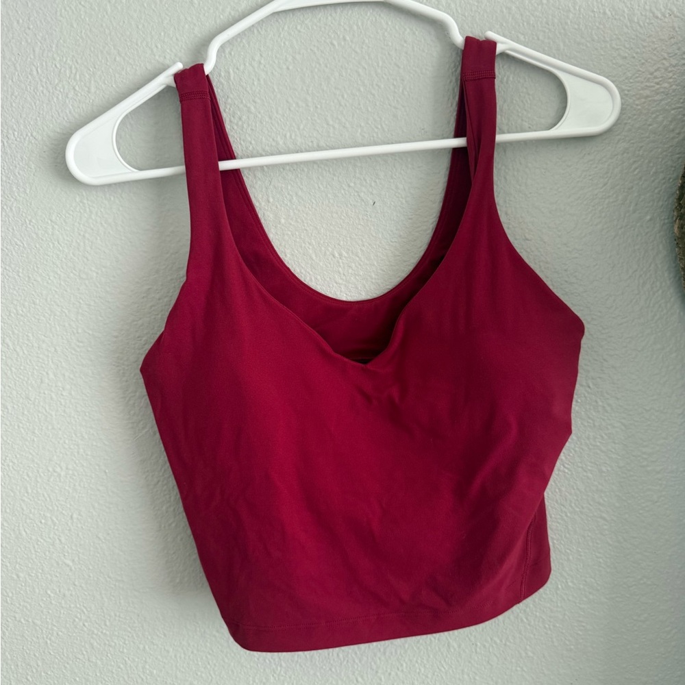 lululemon athletica Red Tank Top